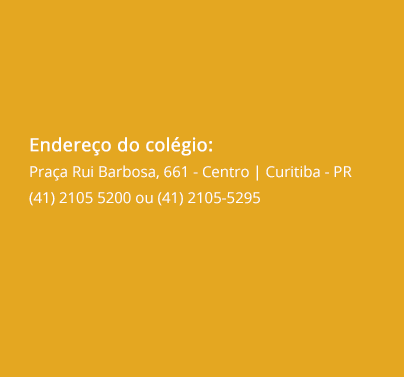 Contato do Colégio SESC São José